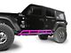 Steinjager Rock Sliders; Hot Pink (18-24 Jeep Wrangler JL 4-Door)