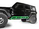 Steinjager Rock Sliders; Neon Green (18-24 Jeep Wrangler JL 4-Door)