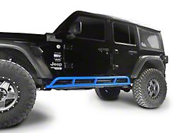 Steinjager Rock Sliders; Playboy Blue (18-24 Jeep Wrangler JL 4-Door)