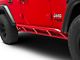 Steinjager Rock Sliders; Red Baron (18-24 Jeep Wrangler JL 4-Door)