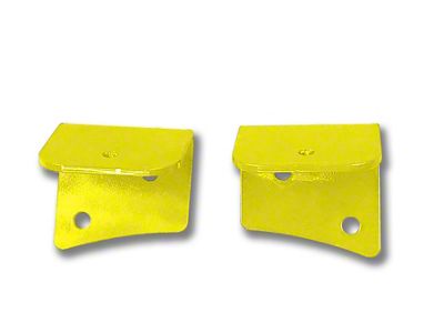 Steinjager Universal Lower Windshield Light Mounting Brackets; Neon Yellow (97-06 Jeep Wrangler TJ)