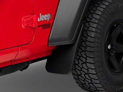 RedRock Mud Guards; Front and Rear (18-23 Jeep Wrangler JL, Excluding Rubicon)