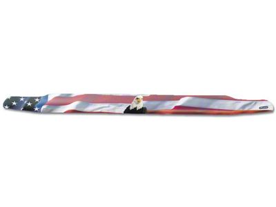 Vigilante Premium Hood Protector; American Flag with Eagle (07-18 Jeep Wrangler JK)
