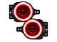 Oracle High Performance 20W LED Fog Lights with Red Halo (18-24 Jeep Wrangler JL Sport)