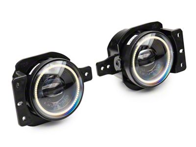 Oracle High Performance 20W LED Fog Lights with White Halo (18-23 Jeep Wrangler JL Sport)