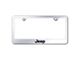 Jeep License Plate Frame; Chrome (Universal; Some Adaptation May Be Required)