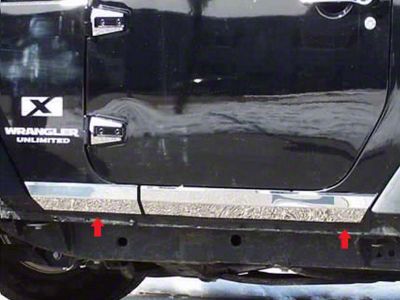Rocker Panel Trim; Stainless Steel (07-18 Jeep Wrangler JK 2-Door)