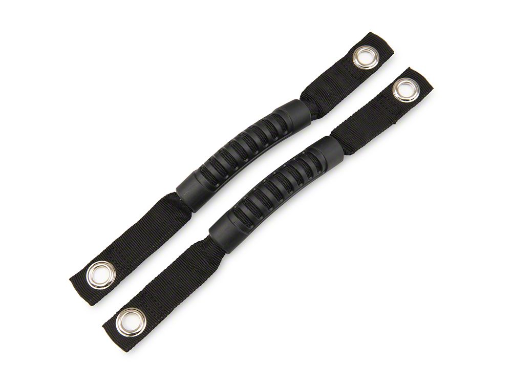 RedRock Door Pull Straps Black 97 06 Jeep Wrangler TJ RedRock