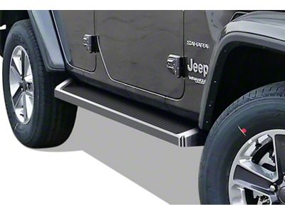 6-Inch iRunning Boards; Polished (18-24 Jeep Wrangler JL 4-Door)