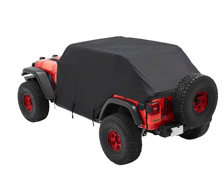 Jeep wrangler deals emergency rain top