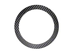 Fuel Cover Trim Accent; Raw Carbon Fiber (07-18 Jeep Wrangler JK)