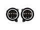 Quake LED Tempest 9-Inch Headlights with DRL and Sequential Turn Signal; Black Housing; Clear Lens (20-24 Jeep Gladiator JT)