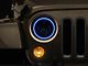 Oracle 7-Inch High Powered LED Headlights with ColorSHIFT Halo; Black Housing; Clear Lens (07-17 Jeep Wrangler JK)