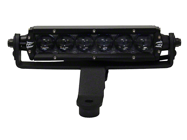 6-Inch Single Row LED Light Bar Windshield Cowl Mount; Textured Black (18-23 Jeep Wrangler JL, Excluding 4xe)