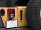 RedRock Billet Aluminum Door Handle Inserts; Black (07-18 Jeep Wrangler JK 4-Door)