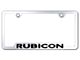 Rubicon Laser Etched Cut-Out License Plate Frame (Universal; Some Adaptation May Be Required)