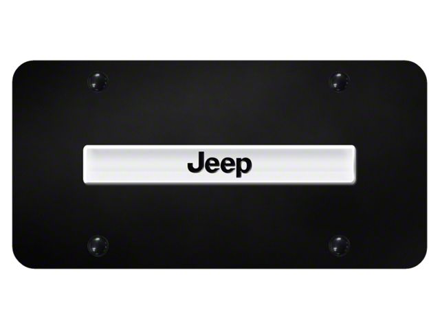 Jeep License Plate (Universal; Some Adaptation May Be Required)