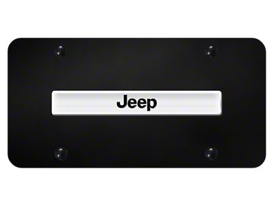 Jeep License Plate (Universal; Some Adaptation May Be Required)