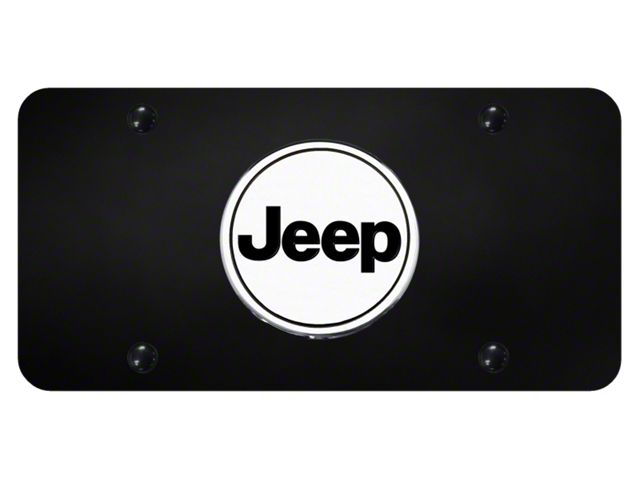 Jeep Word License Plate (Universal; Some Adaptation May Be Required)