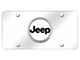 Jeep Word License Plate (Universal; Some Adaptation May Be Required)