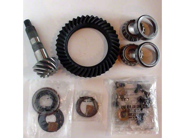 Dana 30 Front Axle Ring and Pinion Gear Kit; 3.73 Gear Ratio (97-06 Jeep Wrangler TJ, Excluding Rubicon)