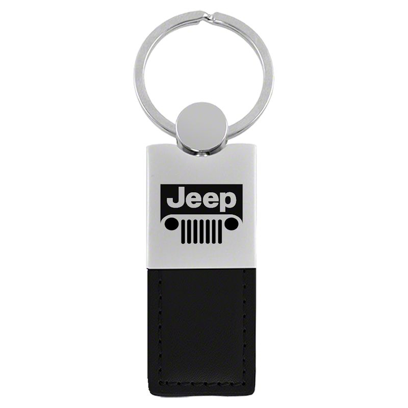 white jeep keychain