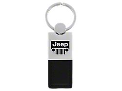 Jeep Grill Duo Leather Key Fob
