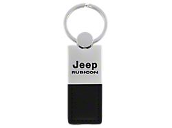 Rubicon Duo Leather / Chrome Key Fob