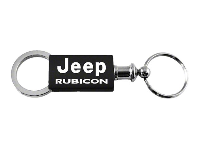 Rubicon Black Anodized Aluminum Valet Key Fob