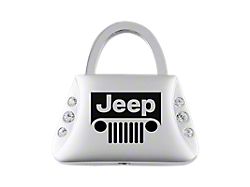 Jeep Grill Jeweled Purse Key Fob