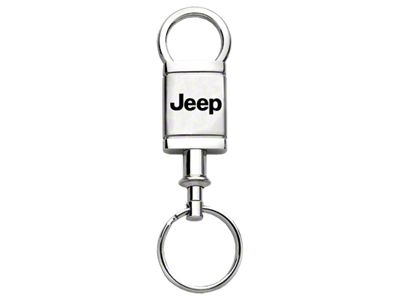 Jeep Satin-Chrome Valet Key Fob