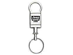 Jeep Grille Satin-Chrome Valet Key Fob