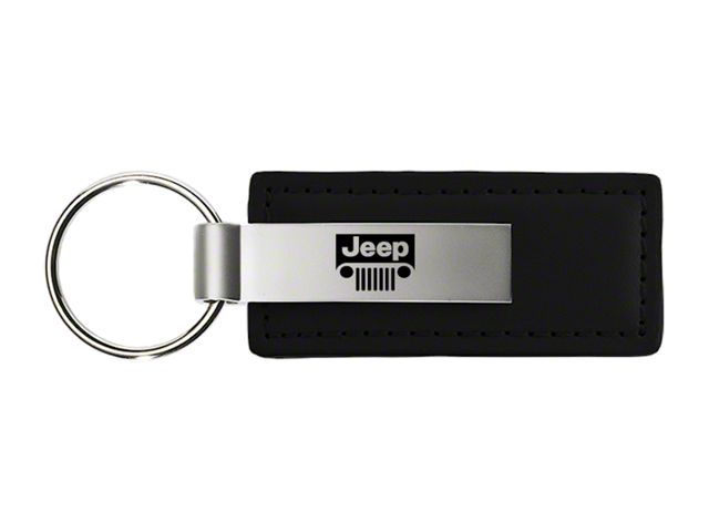 Jeep Grill Leather Key Fob