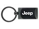 Jeep Two-Tone Rectangular Key Fob; Gunmetal