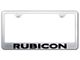 Rubicon Laser Etched License Plate Frame (Universal; Some Adaptation May Be Required)