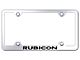 Rubicon Laser Etched Wide Body License Plate Frame (Universal; Some Adaptation May Be Required)