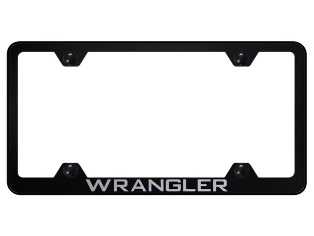 Wrangler License Plate Frame (Universal; Some Adaptation May Be Required)