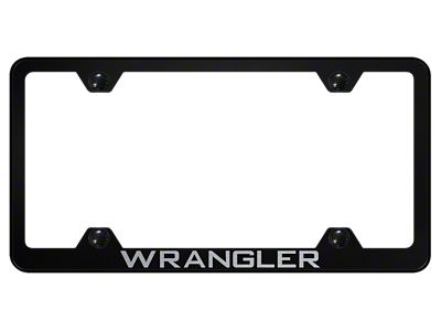 Wrangler License Plate Frame (Universal; Some Adaptation May Be Required)