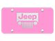 Jeep Grille Laser Etched License Plate (Universal; Some Adaptation May Be Required)