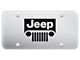 Jeep Grille Laser Etched License Plate (Universal; Some Adaptation May Be Required)