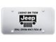 Jeep Grille Roll Laser Etched License Plate; Brushed (Universal; Some Adaptation May Be Required)