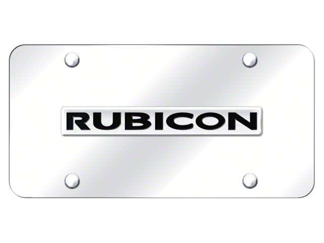 Rubicon License Plate (Universal; Some Adaptation May Be Required)