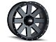 ION Wheels TYPE 134 Matte Gunmetal Wheel; 17x8.5 (07-18 Jeep Wrangler JK)