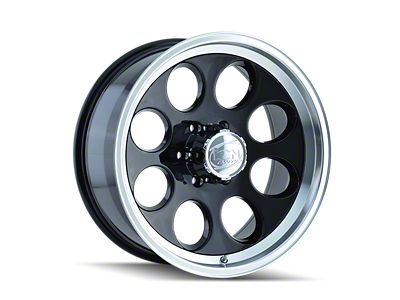 ION Wheels TYPE 171 Black Machined Wheel; 17x9 (05-10 Jeep Grand Cherokee WK, Excluding SRT8)