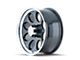 ION Wheels TYPE 171 Black Machined Wheel; 17x9 (18-24 Jeep Wrangler JL)