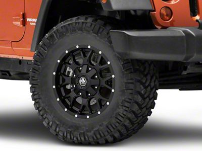 Mayhem Wheels Warrior Matte Black Wheel; 17x9 (07-18 Jeep Wrangler JK)