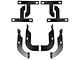 4-Inch Oval Side Step Bars; Black (18-24 Jeep Wrangler)