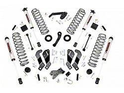 Rough Country 3.50-Inch Control Arm Drop Suspension Lift Kit with V2 Monotube Shocks (07-18 Jeep Wrangler JK 4-Door)