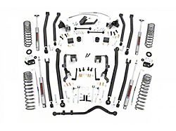 Rough Country 4-Inch Long Arm Suspension Lift Kit with Premium N3 Shocks (07-11 Jeep Wrangler JK 4-Door)
