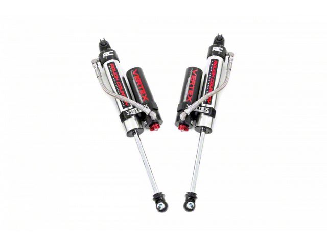 Rough Country Vertex Adjustable Rear Shocks for 1 to 3-Inch Lift (07-18 Jeep Wrangler JK)